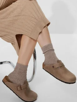 - Boston klompen van geolied leer*Birkenstock