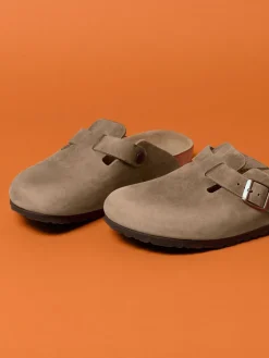 - Boston klompen van geolied leer*Birkenstock