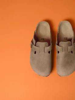 - Boston klompen van geolied leer*Birkenstock