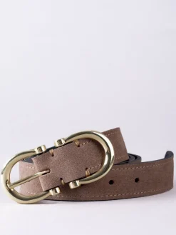 - Bowness Suède Riem met Dubbele Gesp*Lakeland Leather Sale