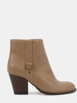 - Wide Fit Juliette Hardware Heeled Ankle Boots*Novo Outlet