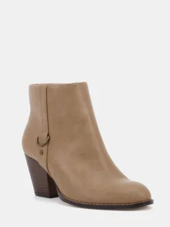 - Wide Fit Juliette Hardware Heeled Ankle Boots*Novo Outlet