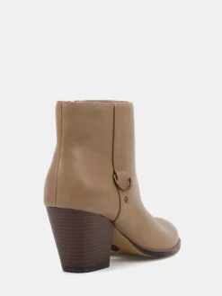 - Wide Fit Juliette Hardware Heeled Ankle Boots*Novo Outlet