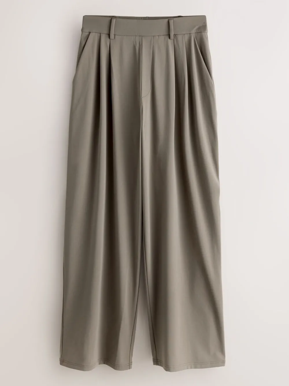- N. Premium Wide Leg Tailored Jersey Trousers*Next Online