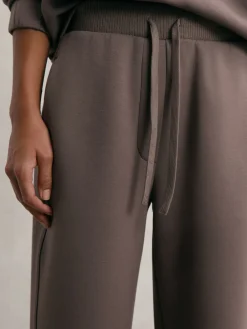 - Laney Premium Interlock Wide-Leg Joggers*Reiss New