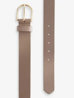 Taupe bruin - Standaard leren riem*Next Discount