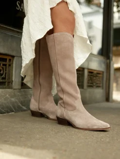 - Forever Comfort® kniehoge contrast western Boots*Next