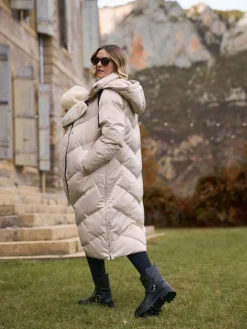 - Lange 3-In-1 Zwangerschaps- en Draagjas Puffa Coat*Seraphine Online