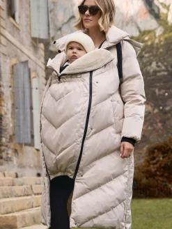- Lange 3-In-1 Zwangerschaps- en Draagjas Puffa Coat*Seraphine Online
