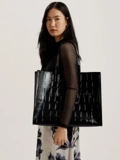 grote Allicon-tas met krokodilleneffect*Ted Baker Clearance