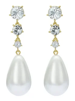 Pearsti: Opvallende oorbellen met kristallen kralen en hangers*Ted Baker Outlet