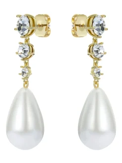 Pearsti: Opvallende oorbellen met kristallen kralen en hangers*Ted Baker Outlet