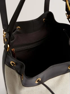 Tashah Detail Canvas Herringbon 100% Cotton Belt*Ted Baker