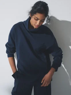 2 Pack Cowl Neck Long Sleeve Sweat Tops*The Set Discount