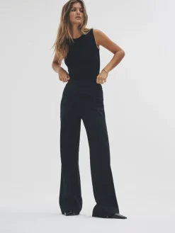 2 Pack Ponte broek met wijde pijpen*The Set Online
