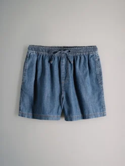 2 Pack Pull On Denim Shorts*The Set Hot