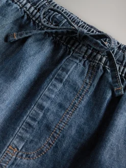 2 Pack Pull On Denim Shorts*The Set Hot