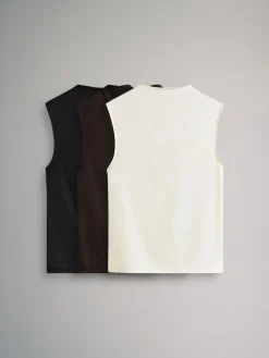 3 Pack Soft Touch High Neck Tops*The Set Online