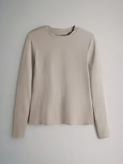 3 Pack Twist Neck Long Sleeve T-Shirts*The Set Online