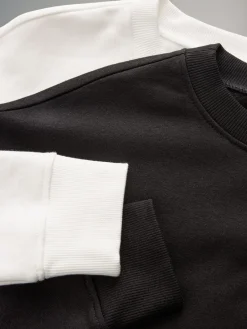 set van 2 sweatshirts met ronde hals*The Set Best