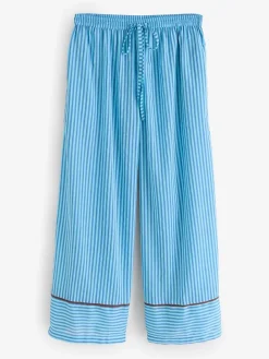 Skinny Stripe Cotton Voile Oversized Long Pyjamas Set*Their Nibs Discount