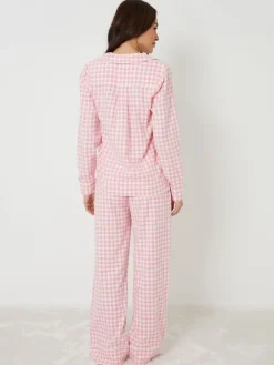 Check Long Sleeve Pyjamas Set*Threadbare Best