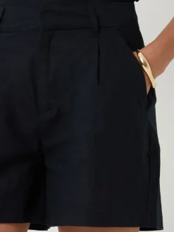 linnenmix getailleerde shorts*Threadbare