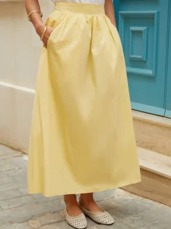 Midi rok met zakken*Threadbare