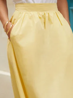 Midi rok met zakken*Threadbare