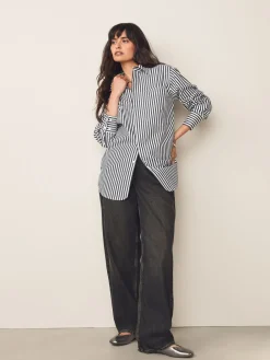 - Forever Comfort® Leather Square Toe Ballerina Flats*Next