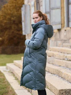 - Lange 3-In-1 Zwangerschaps- en Draagjas Puffa Coat*Seraphine Clearance
