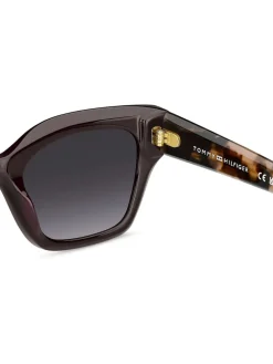 Cat Eye Sunglasses in Burgundy and Pink Havana*Tommy Hilfiger Discount