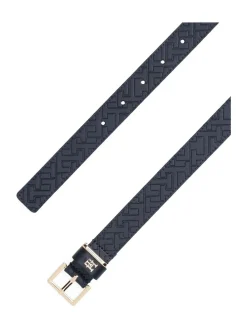 Leather Embossed Logo Belt*Tommy Hilfiger Discount
