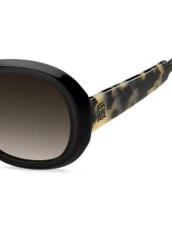 Round Sunglasses in Black and Havana*Tommy Hilfiger Best