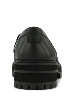 Cara Loafers in Black Woven PU with Tassel*Toms Online