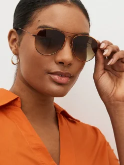 Tortoise bruin - Klassieke pilotenzonnebril*Next Online