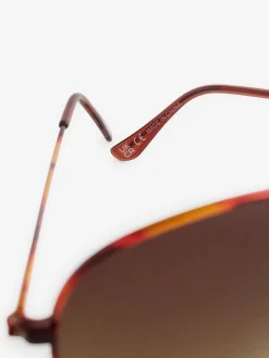 Tortoise bruin - Klassieke pilotenzonnebril*Next Online