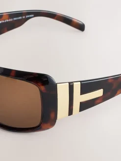 Tortoise bruin - Wrap Around Sunglasses*Next Sale