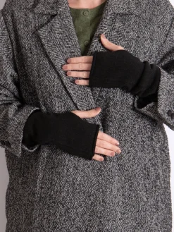 Dames Isotoner Soft Touch Gebreide Vingerloze Handschoenen*Totes Discount