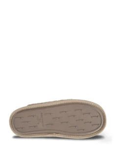 Isotoner Ladies Borg Swept Back Mules*Totes