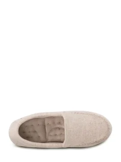 Isotoner Ladies Textured Moccasin Slippers*Totes New