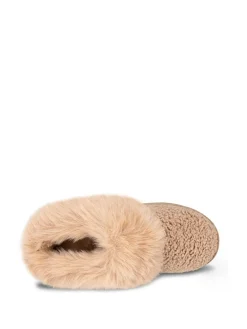 Toasties Ladies Icon Textured Mules with Chunky Sole*Totes New