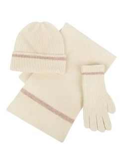 Toasties Ladies Knitted Hat Scarf and Gloves Gift Set*Totes Online
