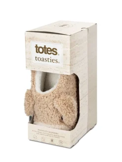 Toasties Ladies Novelty Dog Full Back Slippers*Totes Sale