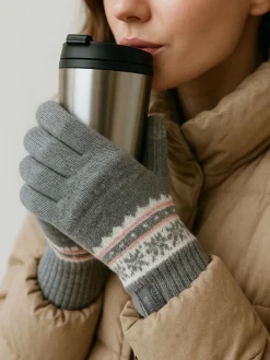 Toasties Ladies Stretch Knitted SmarTouch Gloves*Totes New