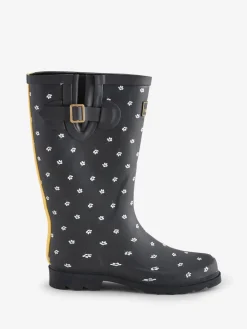 Female Samira Black Wellies*Trespass New