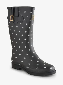 Female Samira Black Wellies*Trespass New