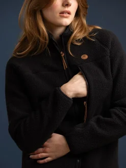 Quake Fleece Black Jacket*Trespass Discount