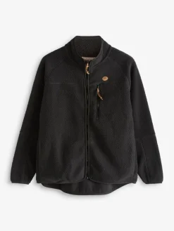 Quake Fleece Black Jacket*Trespass Discount