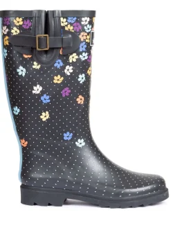 Samira regenlaarzen met bloemen*Trespass